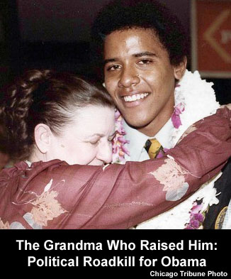 Barak Obama and Grandmother